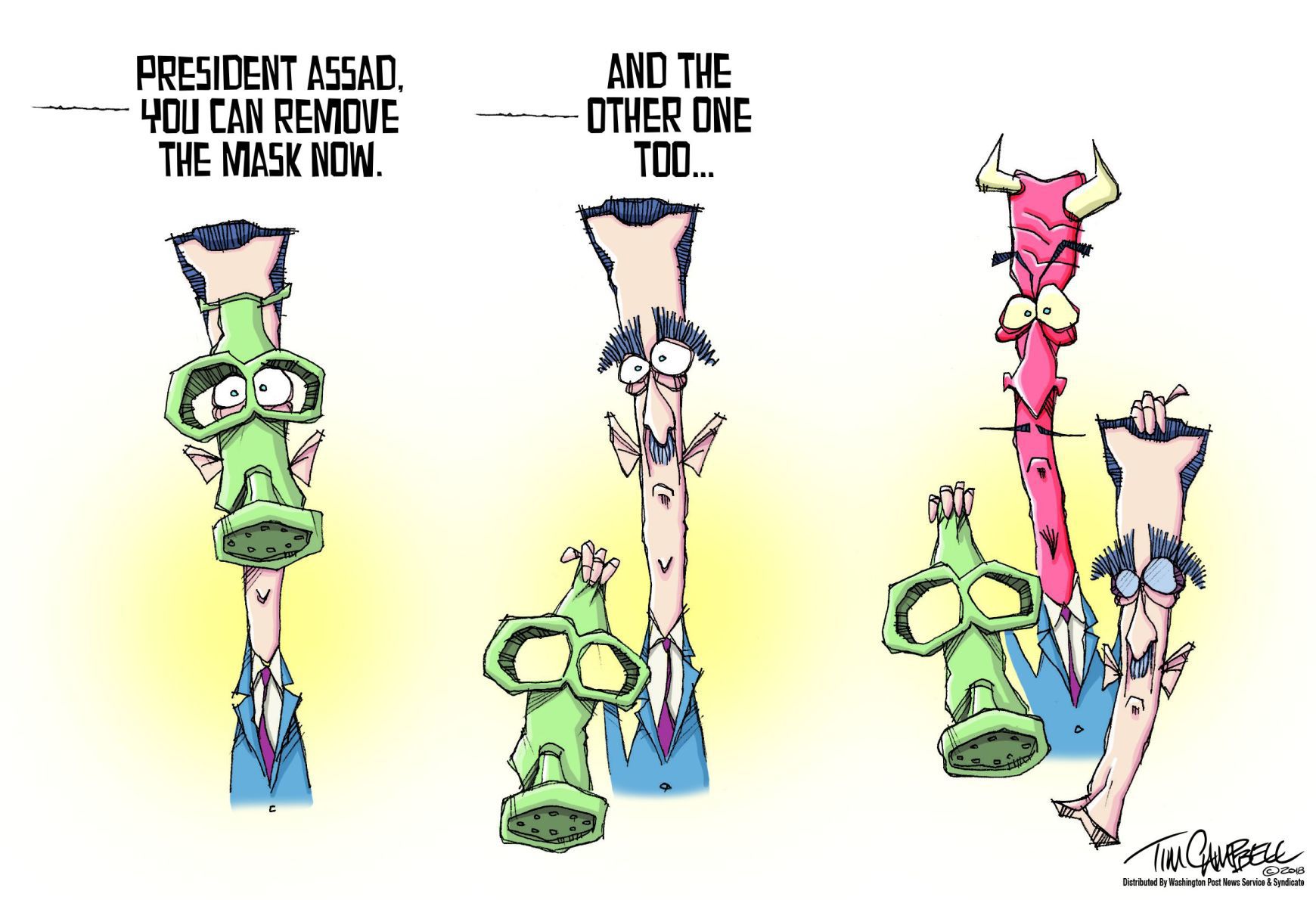 Tim Campbell cartoon